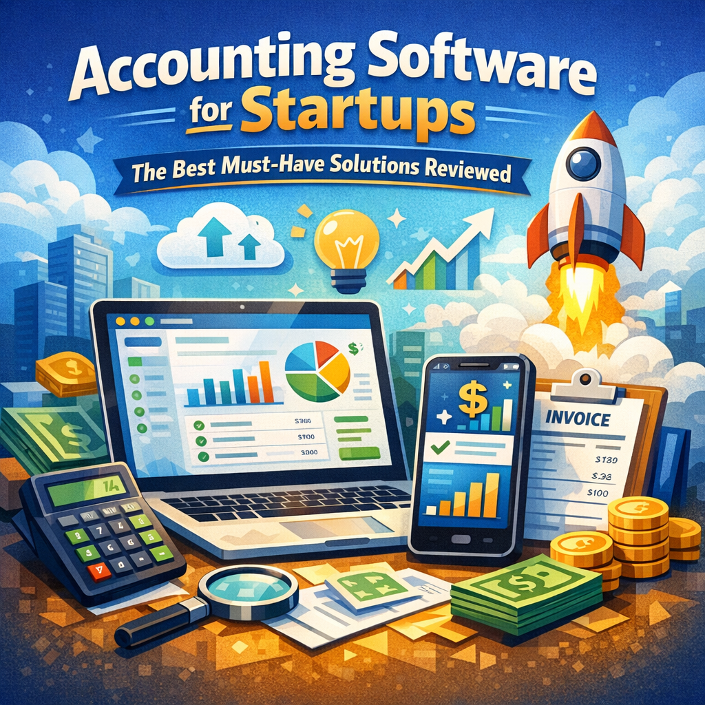 Illustration of Accounting Software for Startups: The Best Must-Have Solutions Reviewed