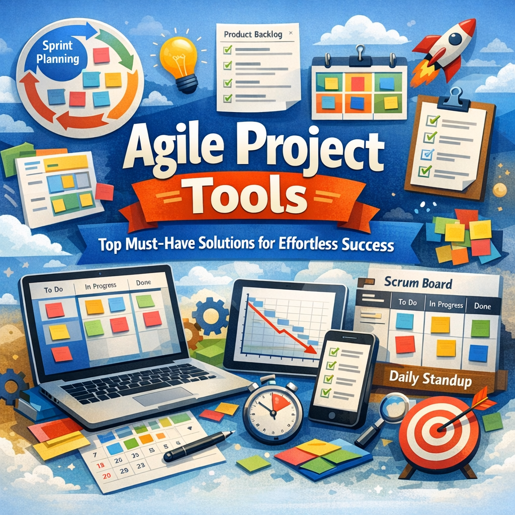 Illustration of Agile Project Tools: Top Must-Have Solutions for Effortless Success