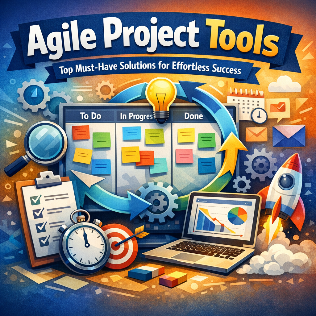 Illustration of Agile Project Tools: Top Must-Have Solutions for Effortless Success