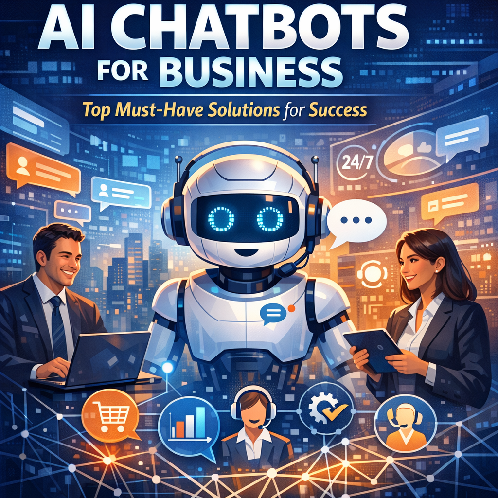 Illustration of AI Chatbots for Business: Top Must-Have Solutions for Success