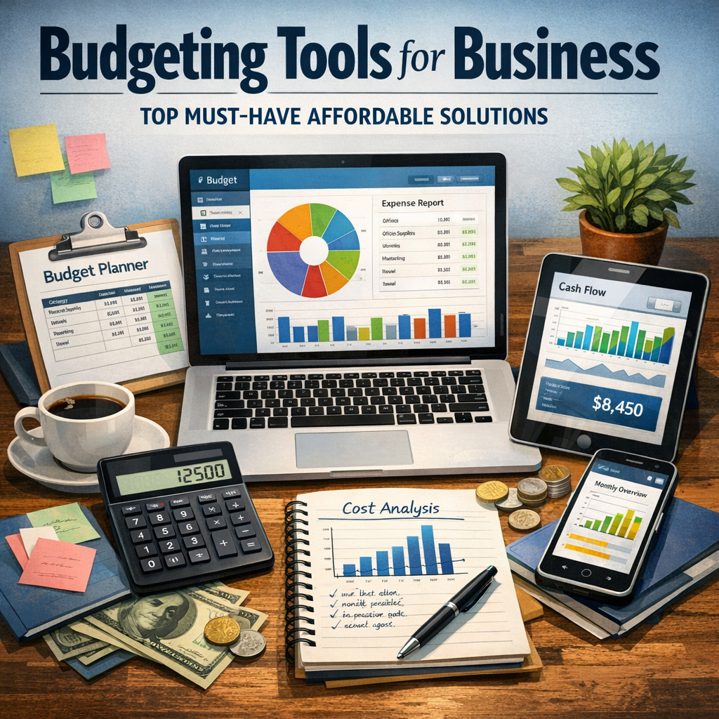 Illustration of Budgeting Tools for Business: Top Must-Have Affordable Solutions
