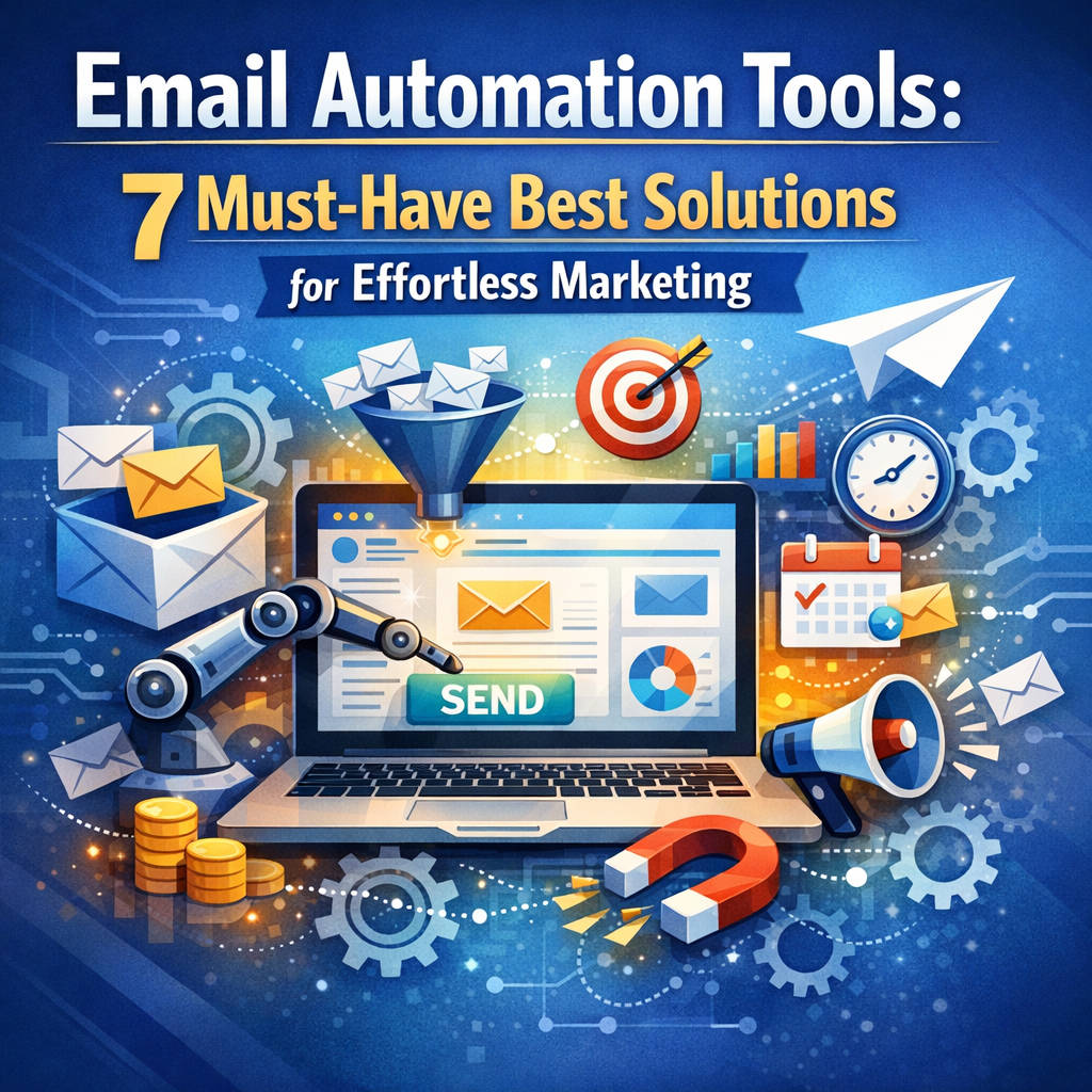 Illustration of Email Automation Tools: 7 Must-Have Best Solutions for Effortless Marketing