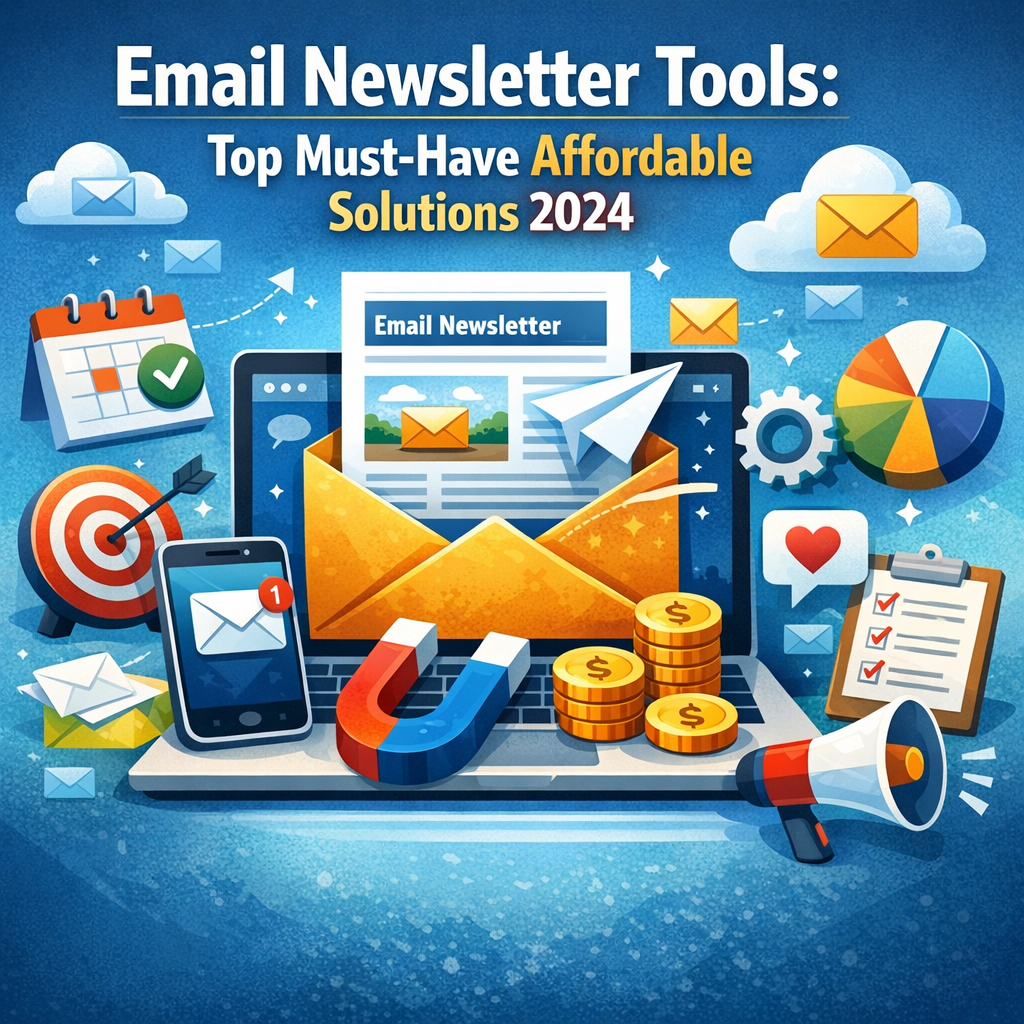 Illustration of Email Newsletter Tools: Top Must-Have Affordable Solutions 2024
