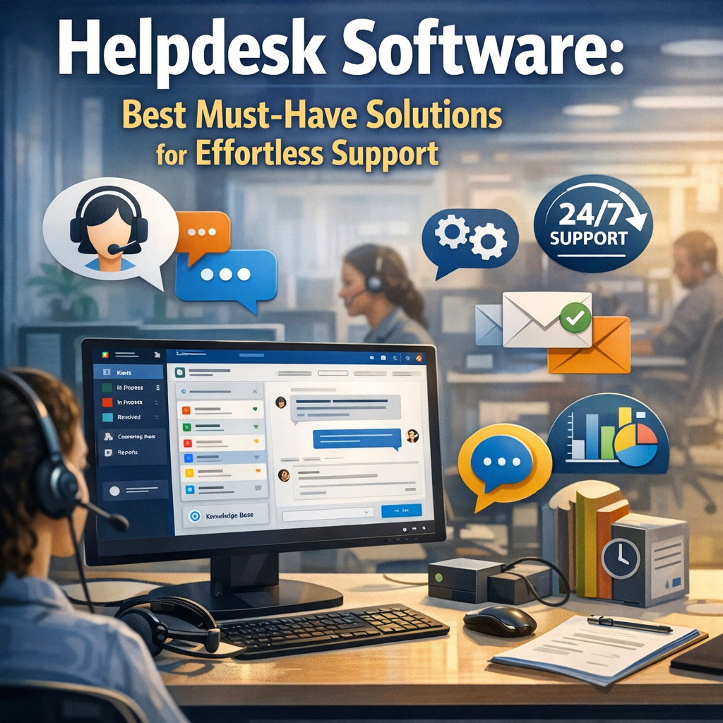 Illustration of Helpdesk Software: Best Must-Have Solutions for Effortless Support