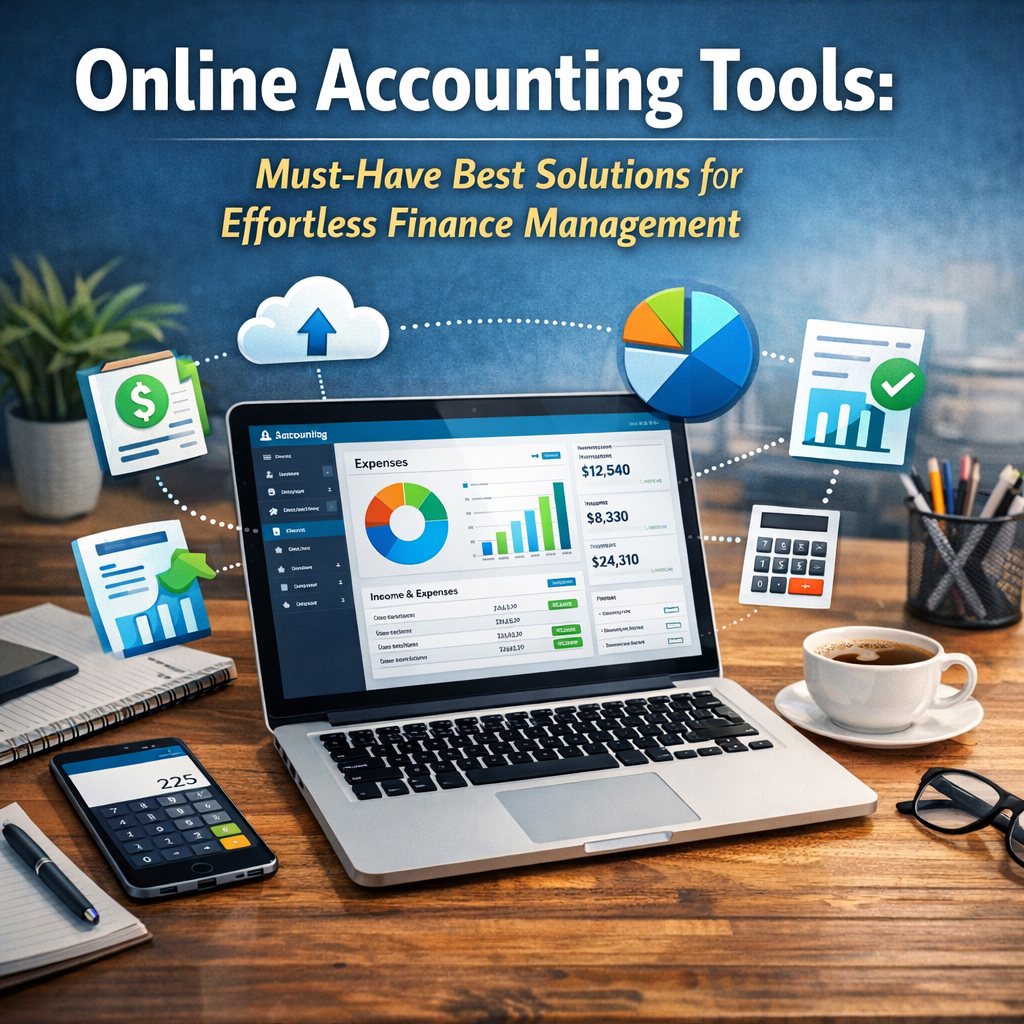 Illustration of Online Accounting Tools: Must-Have Best Solutions for Effortless Finance Management