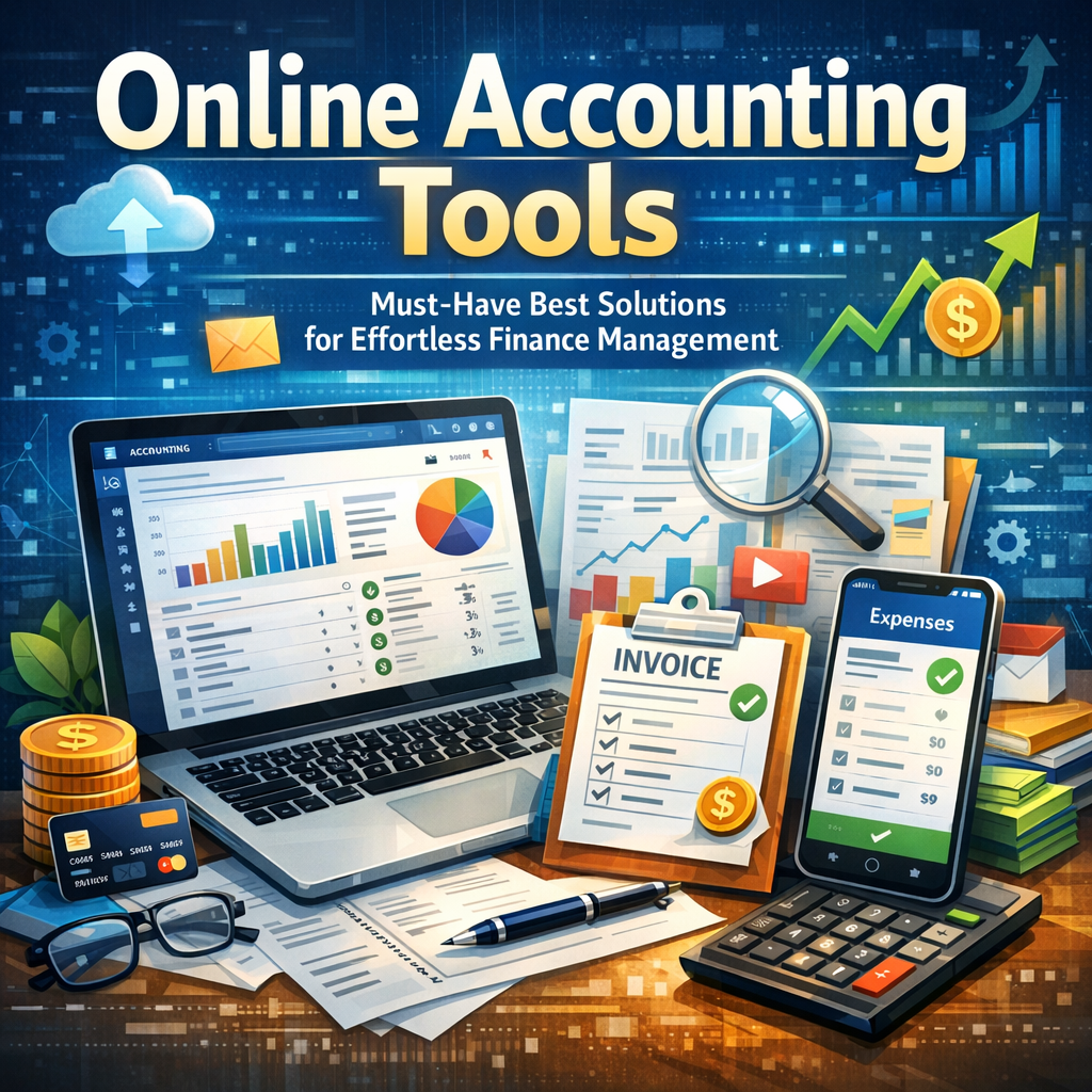 Illustration of Online Accounting Tools: Must-Have Best Solutions for Effortless Finance Management