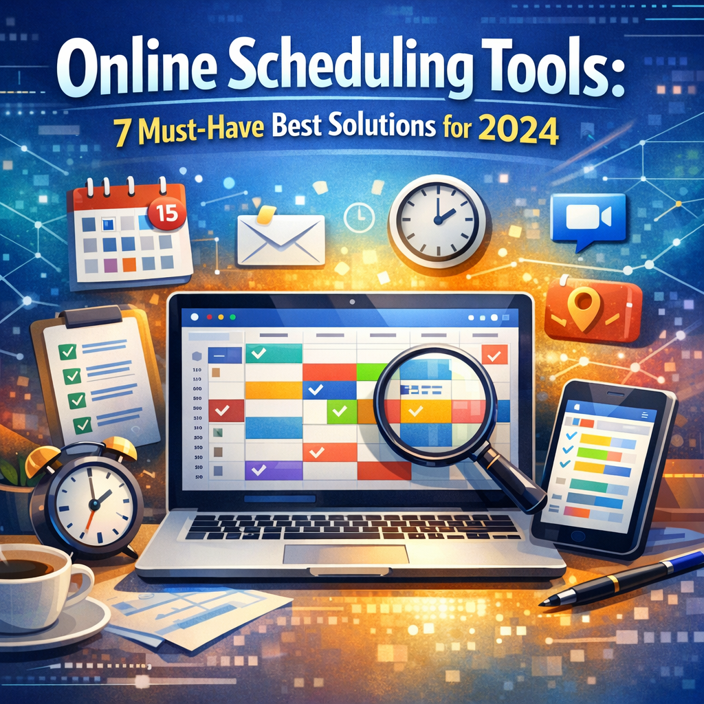Illustration of Online Scheduling Tools: 7 Must-Have Best Solutions for 2024