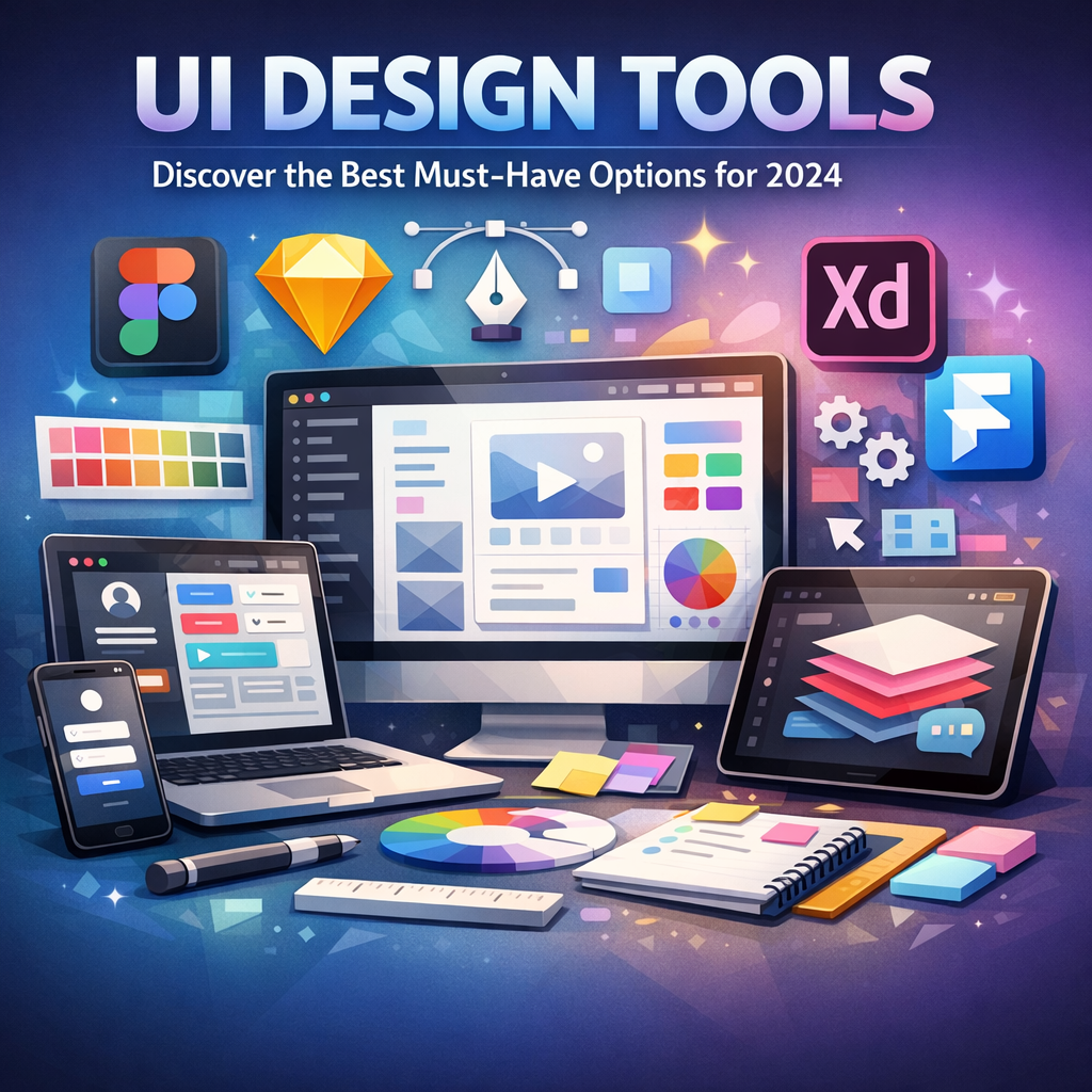 Illustration of UI Design Tools: Discover the Best Must-Have Options for 2024
